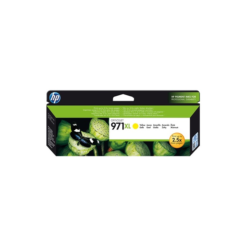HP Cartouche encre 971 XL (CN628AE) jaune
