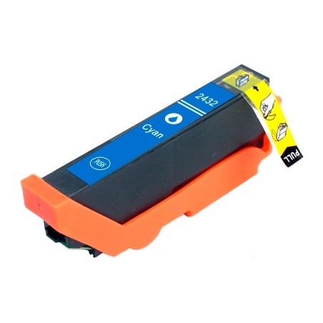 ✅ Cartouche compatible EPSON T24XL cyan couleur cyan en stock