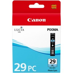 ✅ Canon cartouche encre PGI-29PC photo cyan couleur cyan clair en stock
