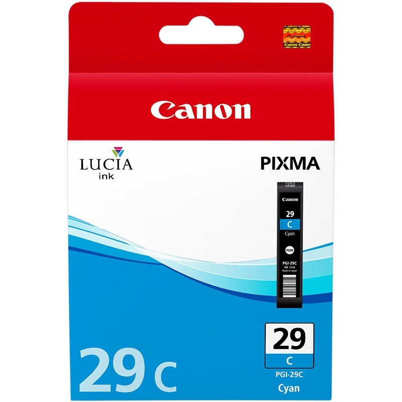 Canon cartouche encre PGI-29C cyan Canon cartouche encre PGI-29C cyan