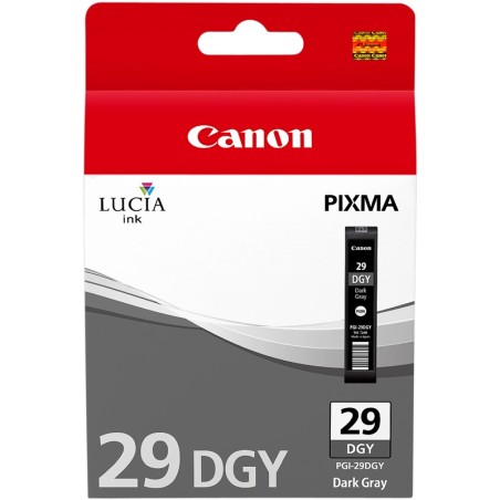 ✅ Canon cartouche encre PGI-29DGY gris foncé couleur gris en stock