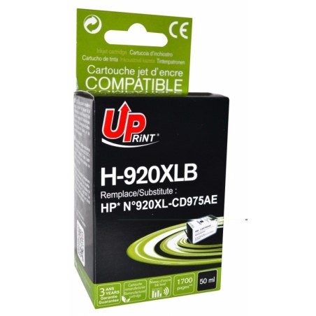 ✅ Cartouche encre UPrint compatible HP 920XL noir couleur Noir en stock