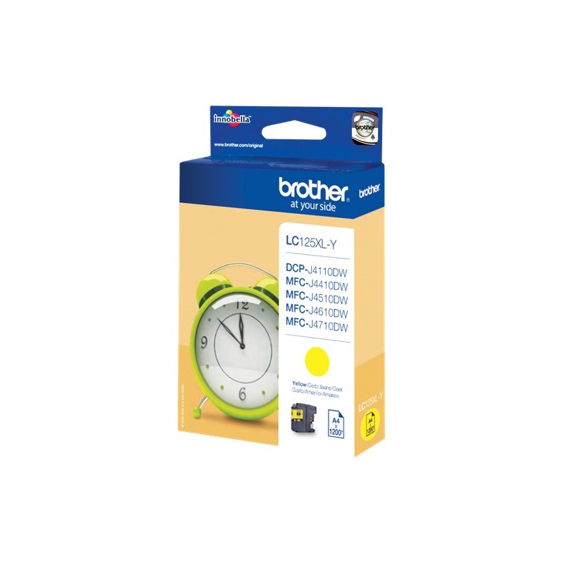Brother cartouche encre LC-125XLY jaune Brother cartouche encre LC-125XLY jaune