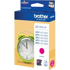 ✅ Brother cartouche encre LC-125XLM magenta couleur magenta en stock