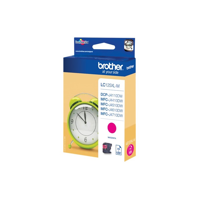 Brother cartouche encre LC-125XLM magenta Brother cartouche encre LC-125XLM magenta