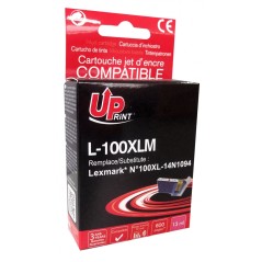 Cartouche compatible LEXMARK 100XL magenta