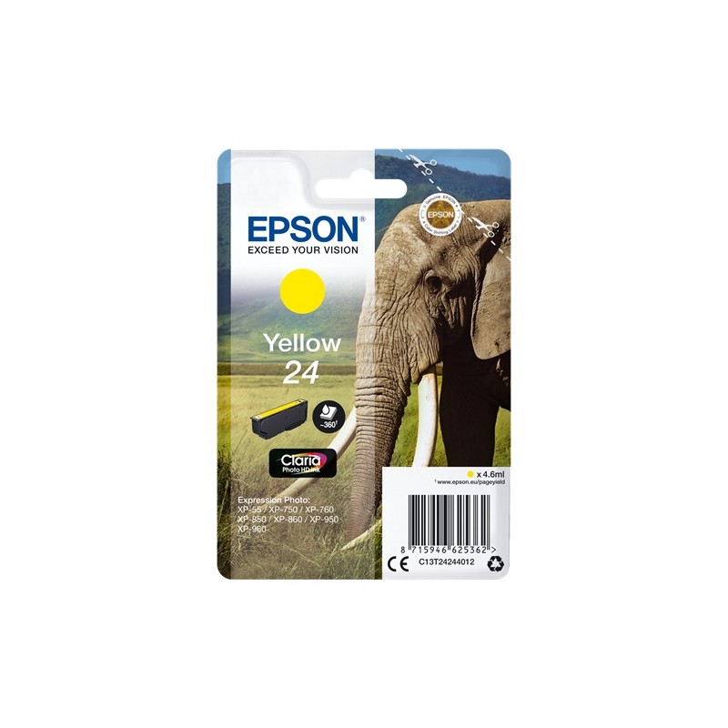 Epson cartouche encre 24 jaune