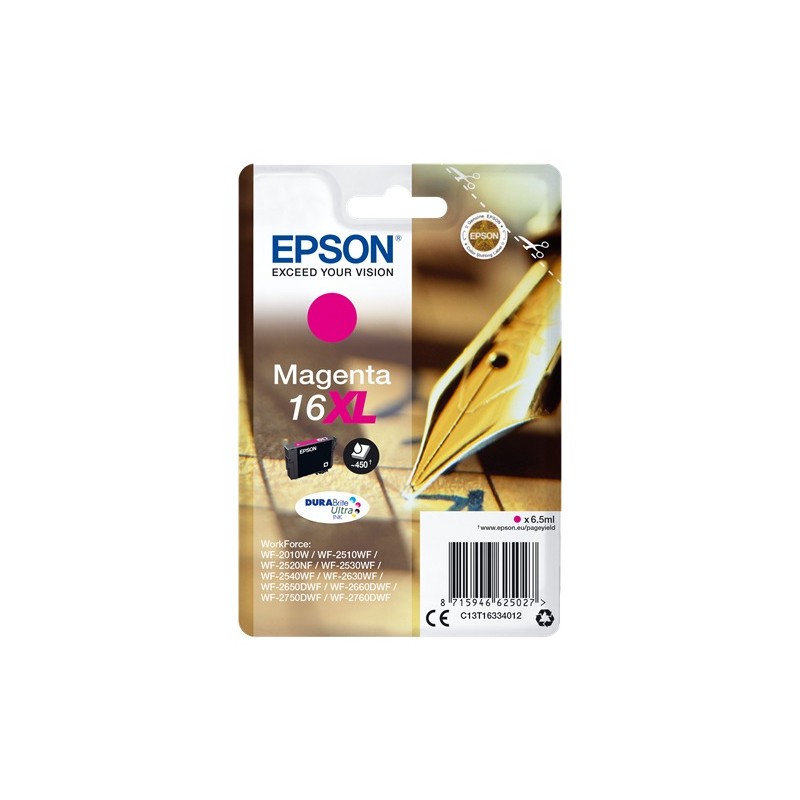 Epson cartouche encre 16XL magenta Epson cartouche encre 16XL magenta