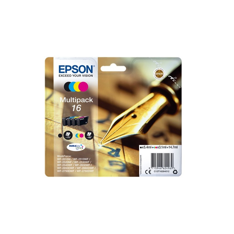 Epson Multipack 16, 4 cartouches Epson Multipack 16, 4 cartouches