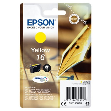 ✅ Epson cartouche encre 16 jaune couleur jaune en stock