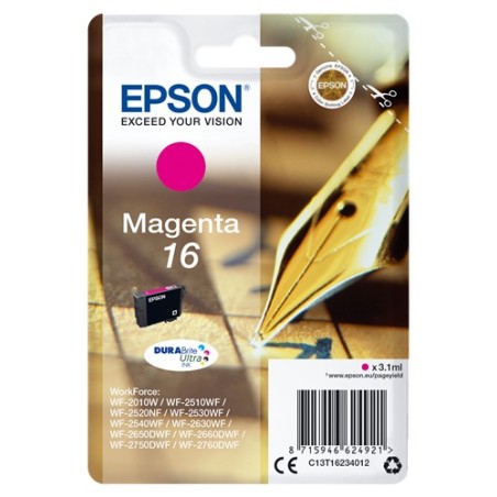 ✅ Epson cartouche encre 16 magenta couleur magenta en stock
