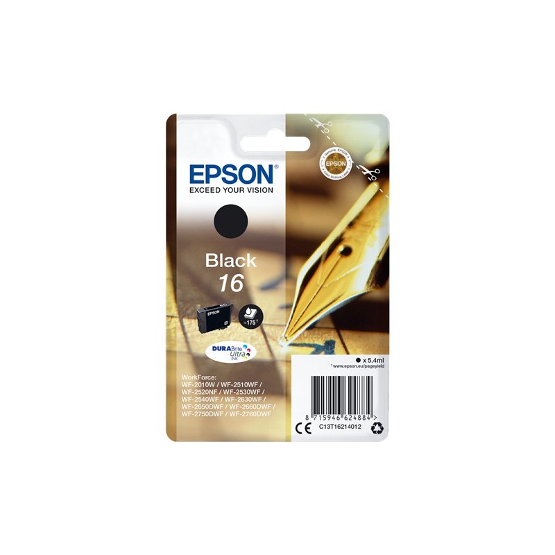 Epson cartouche encre 16 noir Epson cartouche encre 16 noir