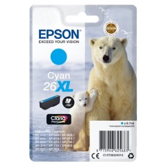 ✅ Epson cartouche encre 26XL cyan couleur cyan en stock