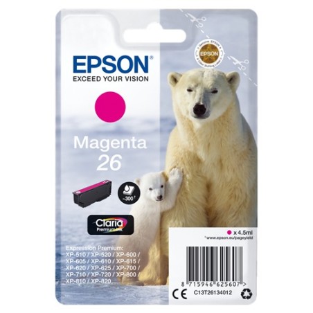 ✅ Epson cartouche encre 26 magenta couleur magenta en stock