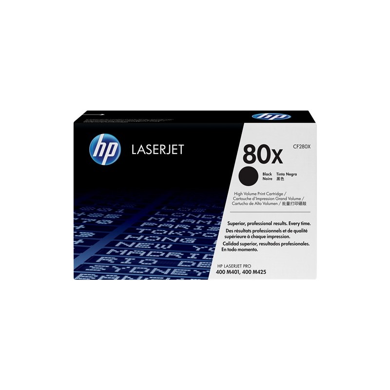 HP Toner 80X (CF280X) noir