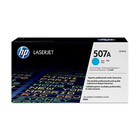 ✅ HP Toner 507A (CE401A) cyan couleur cyan en stock