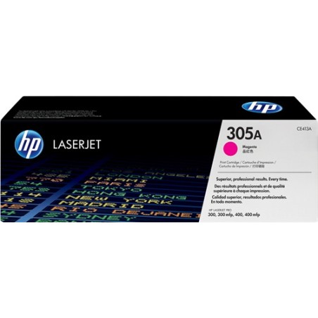 ✅ HP Toner 305A (CE413A) magenta couleur magenta en stock