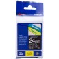 Brother TZe-355 (TZ-355) Ruban Blanc sur noir