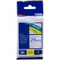 Brother TZe-253 (TZ-253) Ruban bleu sur blanc