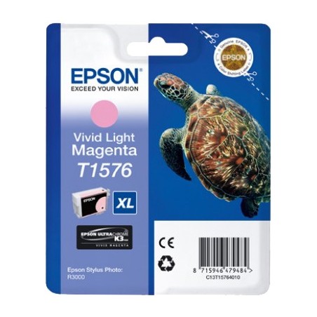 ✅ Epson cartouche encre T1576 magenta clair XL couleur magenta en stock
