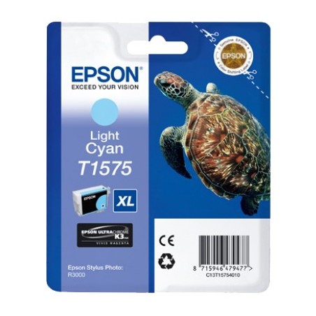 ✅ Epson cartouche encre T1575 cyan clair XL couleur cyan clair en stock