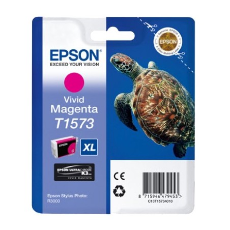 ✅ Epson cartouche encre T1573 magenta XL couleur magenta en stock