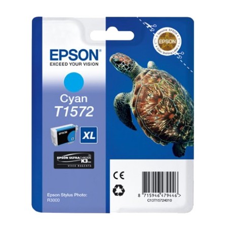 ✅ Epson cartouche encre T1572 cyan XL couleur cyan en stock