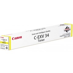 ✅ Canon toner C-EXV34Y jaune couleur jaune en stock