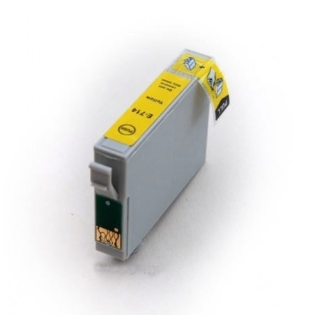 ✅ Cartouche compatible EPSON T0714 jaune couleur jaune en stock