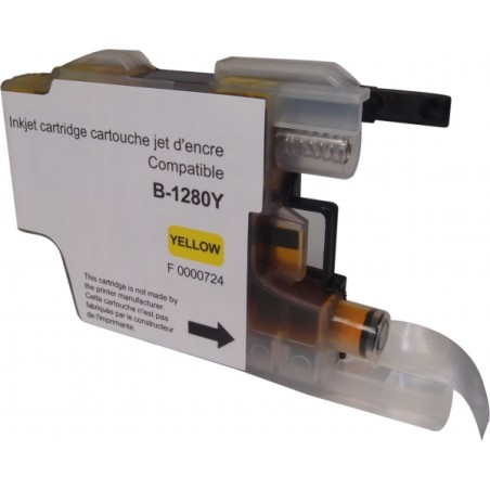 Cartouche compatible BROTHER LC-1280/LC-1240 jaune