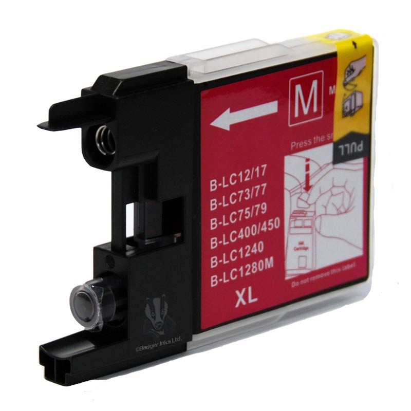 Cartouche compatible BROTHER LC-1280/LC-1240 magenta Cartouche compatible BROTHER LC-1280/LC-1240 magenta