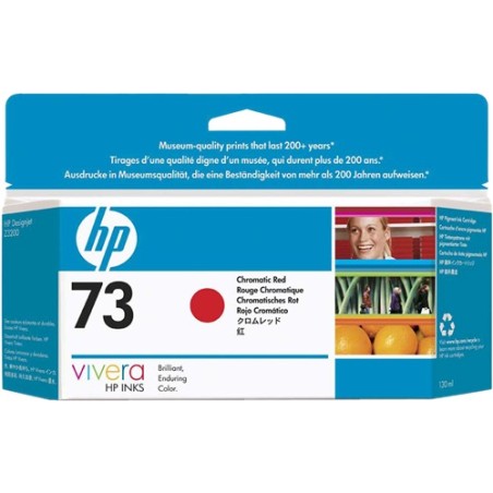✅ HP cartouche encre 73 rouge chromatique couleur rouge en stock
