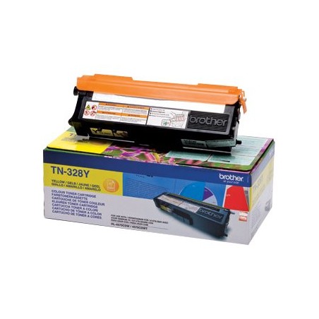 ✅ Brother TN-328Y Toner jaune couleur jaune en stock