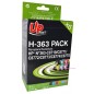 Pack UPrint compatible HP 363, 6 cartouches