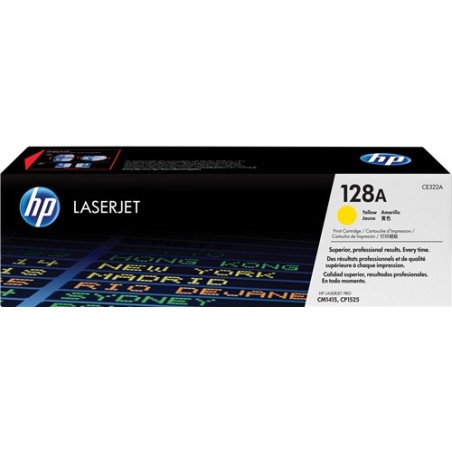 ✅ HP Toner 128A (CE322A) jaune couleur jaune en stock
