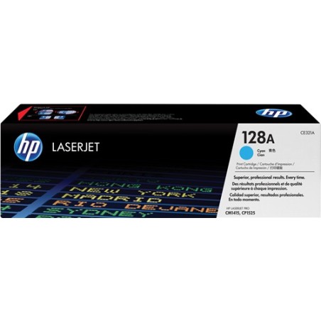 ✅ HP Toner 128A (CE321A) cyan couleur cyan en stock