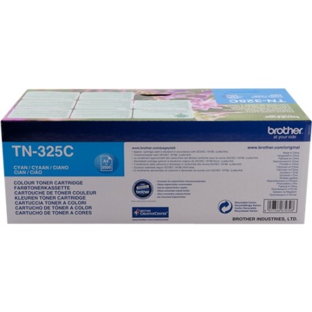 ✅ Brother TN-325C Toner cyan couleur cyan en stock