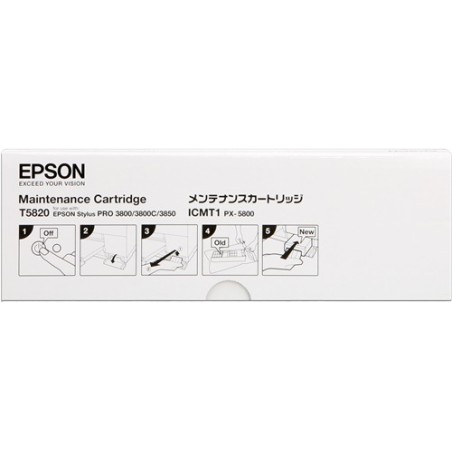 ✅ Epson cartouche d'entretien T5820 couleur 99 en stock