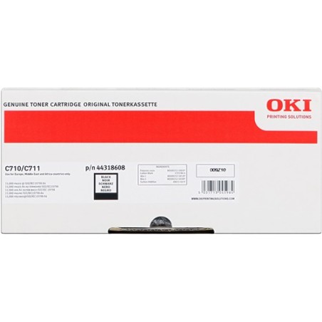 ✅ OKI toner 44318608 XL noir couleur Noir en stock