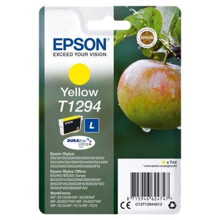✅ Epson cartouche encre T1294 jaune couleur jaune en stock