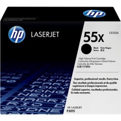 ✅ HP Toner 55X (CE255X) noir couleur Noir en stock