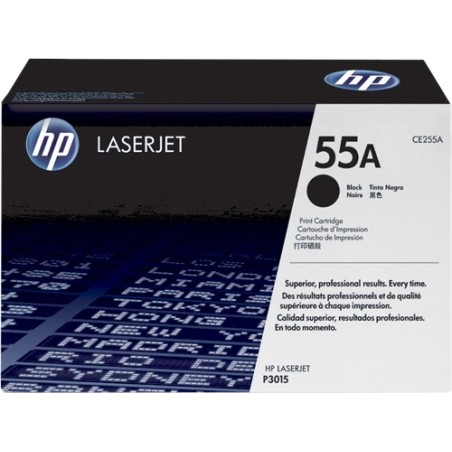 ✅ HP Toner 55A (CE255A) noir couleur Noir en stock