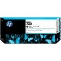 HP cartouche encre 726 noir mat (300 ml)
