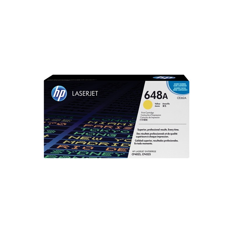 HP Toner 648A (CE262A) jaune