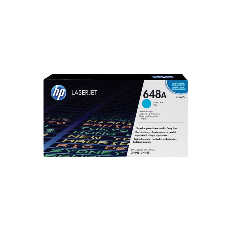 HP Toner 648A (CE261A) cyan HP Toner 648A (CE261A) cyan
