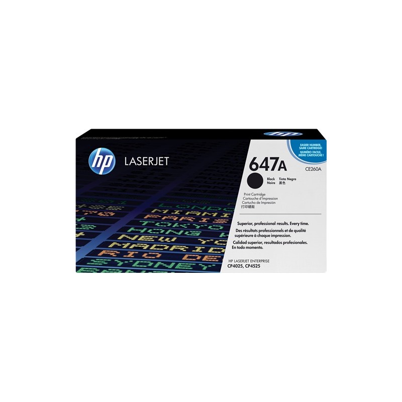 HP Toner 647A (CE260A) noir