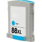 Cartouche compatible HP 88 XL cyan Cartouche compatible HP 88 XL cyan