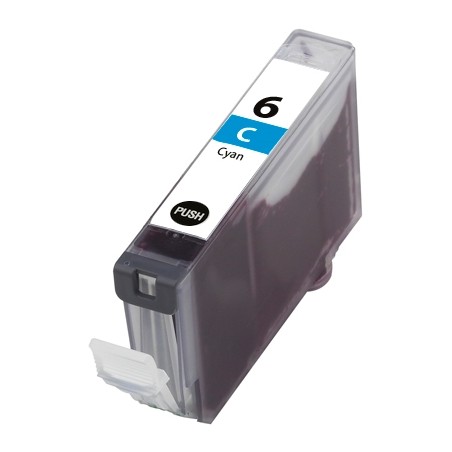 ✅ Cartouche compatible CANON BCI-3/BCI-6C cyan couleur cyan en stock