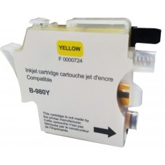 Cartouche encre UPrint compatible BROTHER LC-980/LC-1100Y jaune