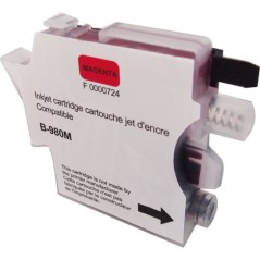 Cartouche encre UPrint compatible BROTHER LC-980/LC-1100M magenta